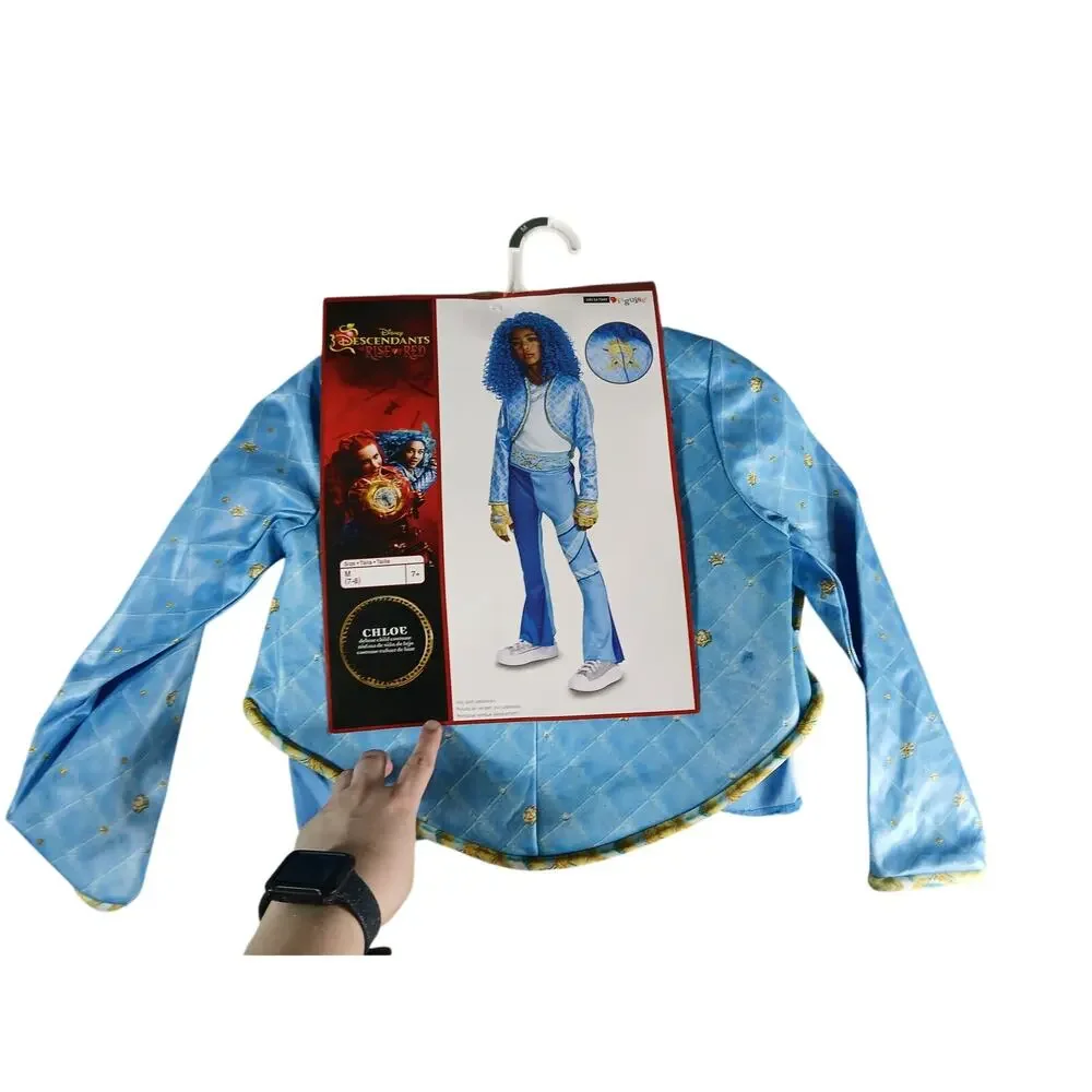 Disney Descendants CHLOE Costume Medium (7-8) Disguise Rise of Red Halloween NWT